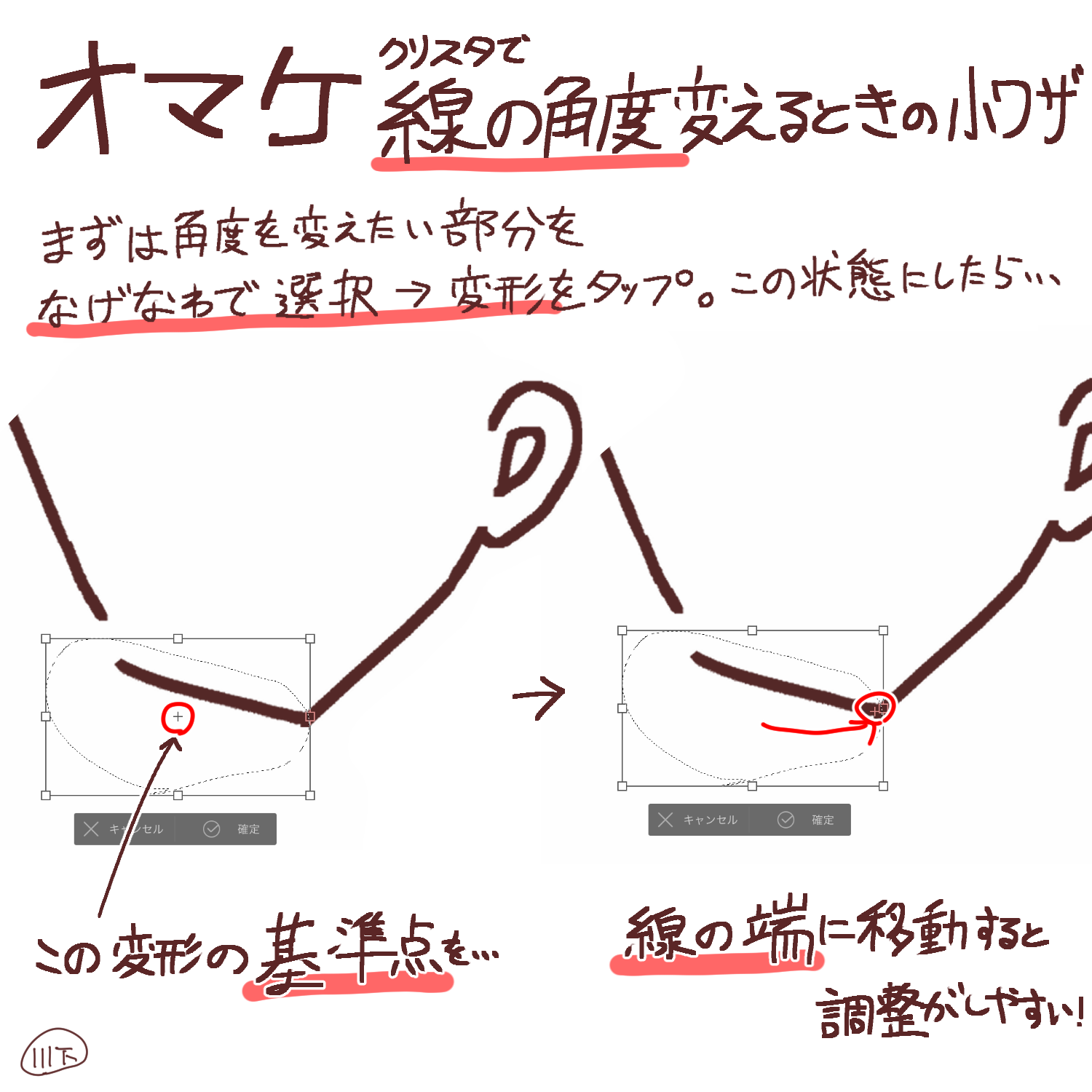 画线时的个人诀窍-触站