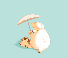 日傘-原创白熊先生