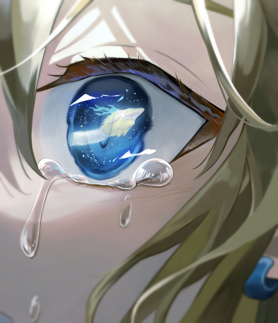 泪插画图片壁纸