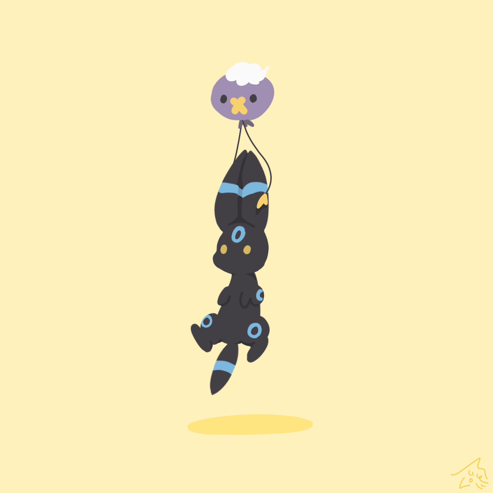 フワンテがいろんなポケモンを持ち上げるだけ　26（ラスト！）插画图片壁纸