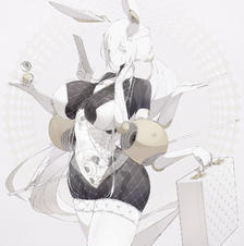bunny插画图片壁纸