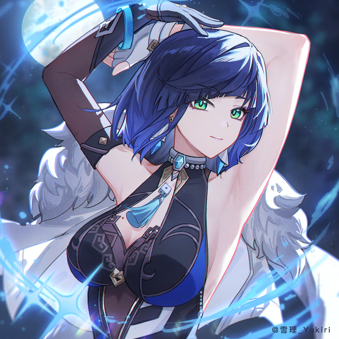 夜兰插画图片壁纸