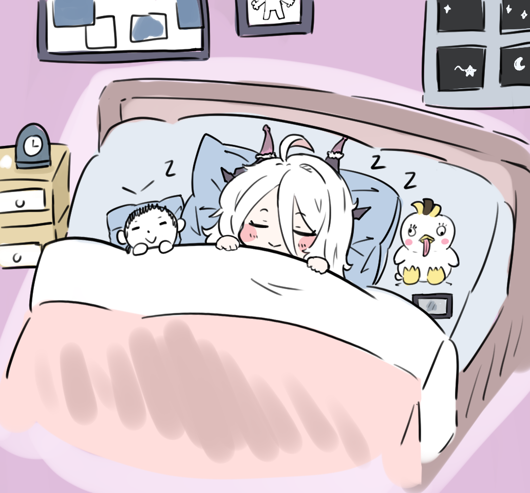 晚安~插画图片壁纸