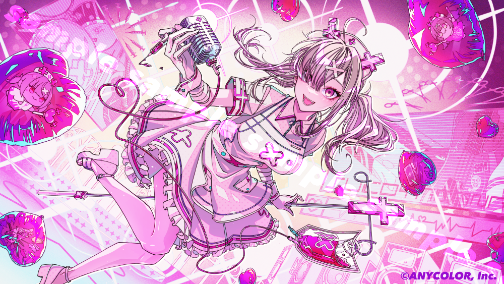 【健屋花那】帮助您观看3D演唱会的关键视觉效果插画图片壁纸