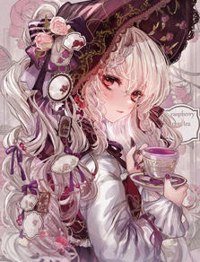 Raspberry & Rose Tea Fairy插画图片壁纸