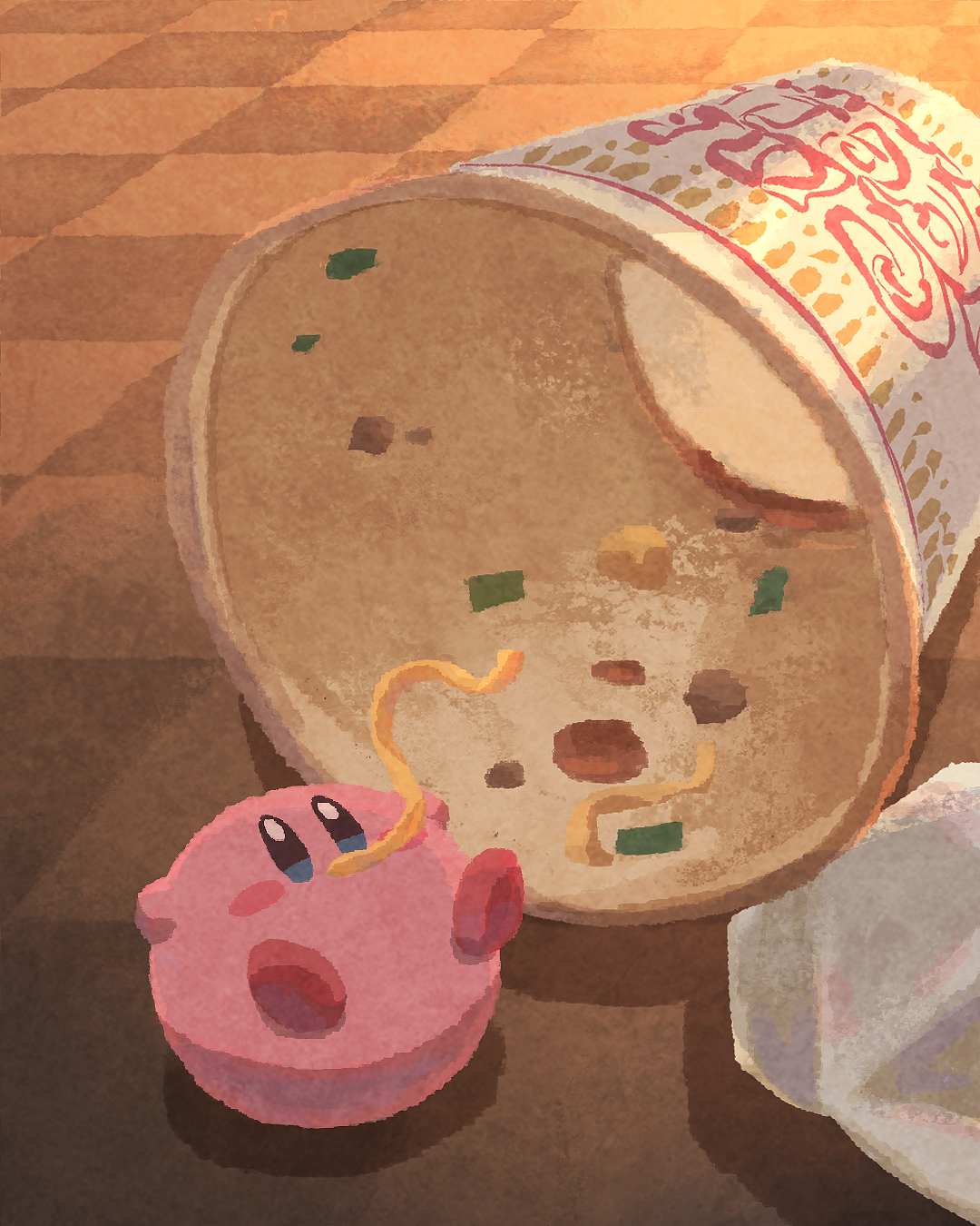 多谢款待插画图片壁纸