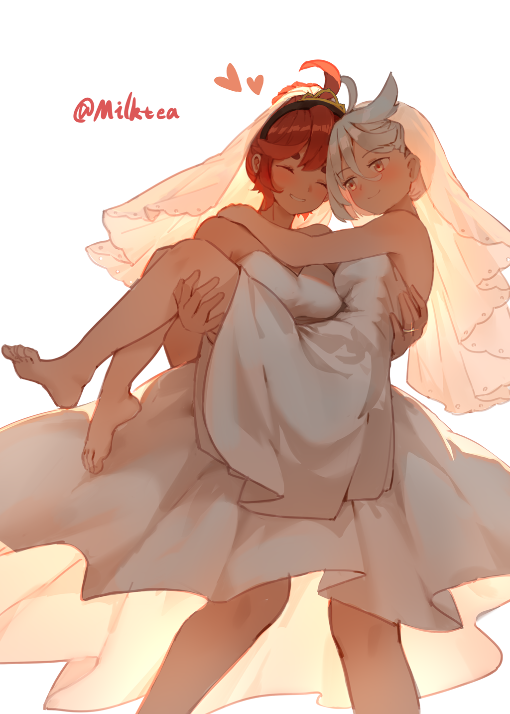 新婚夫妇-百合スレミオ