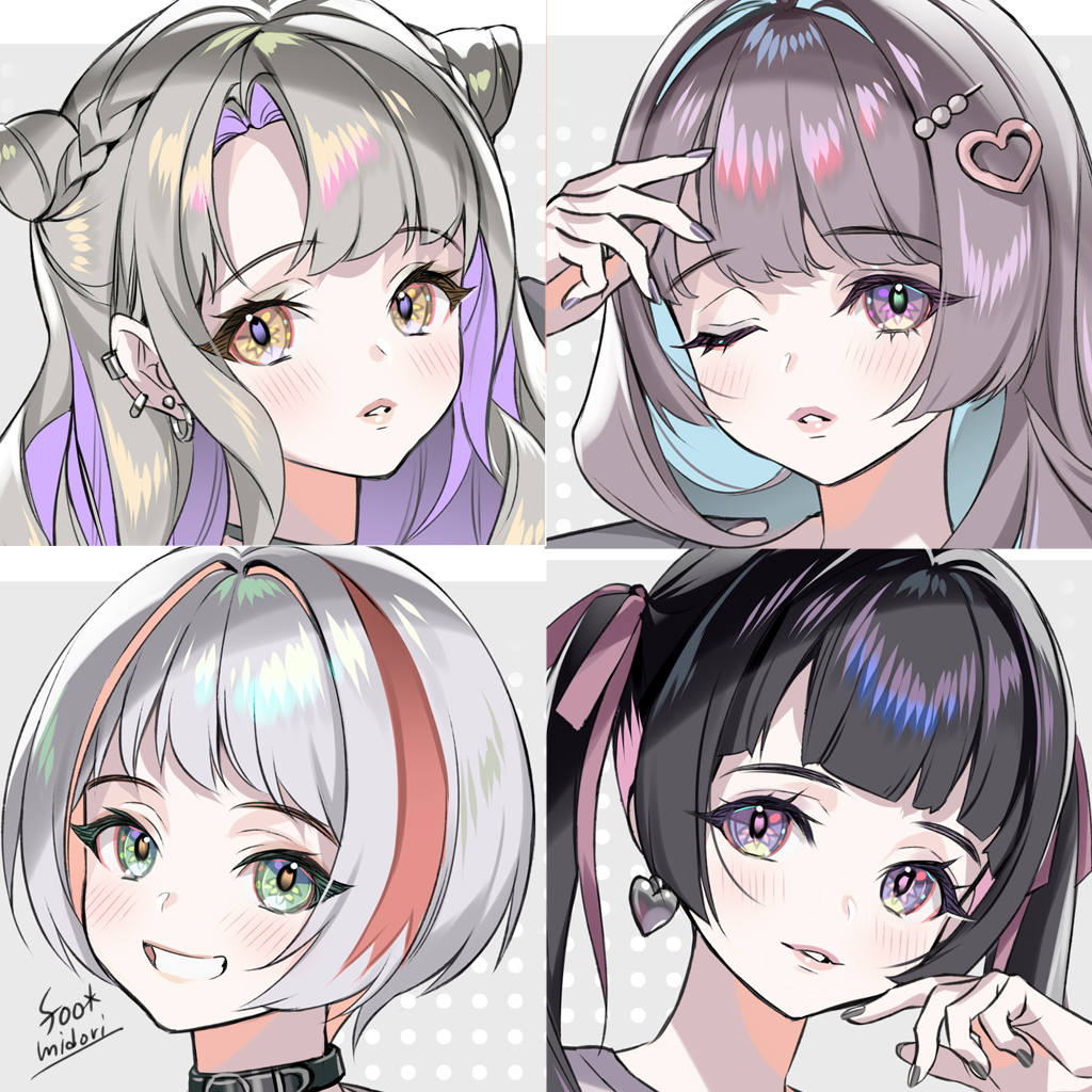 ダスティカラービジュー付きスウェット插画图片壁纸