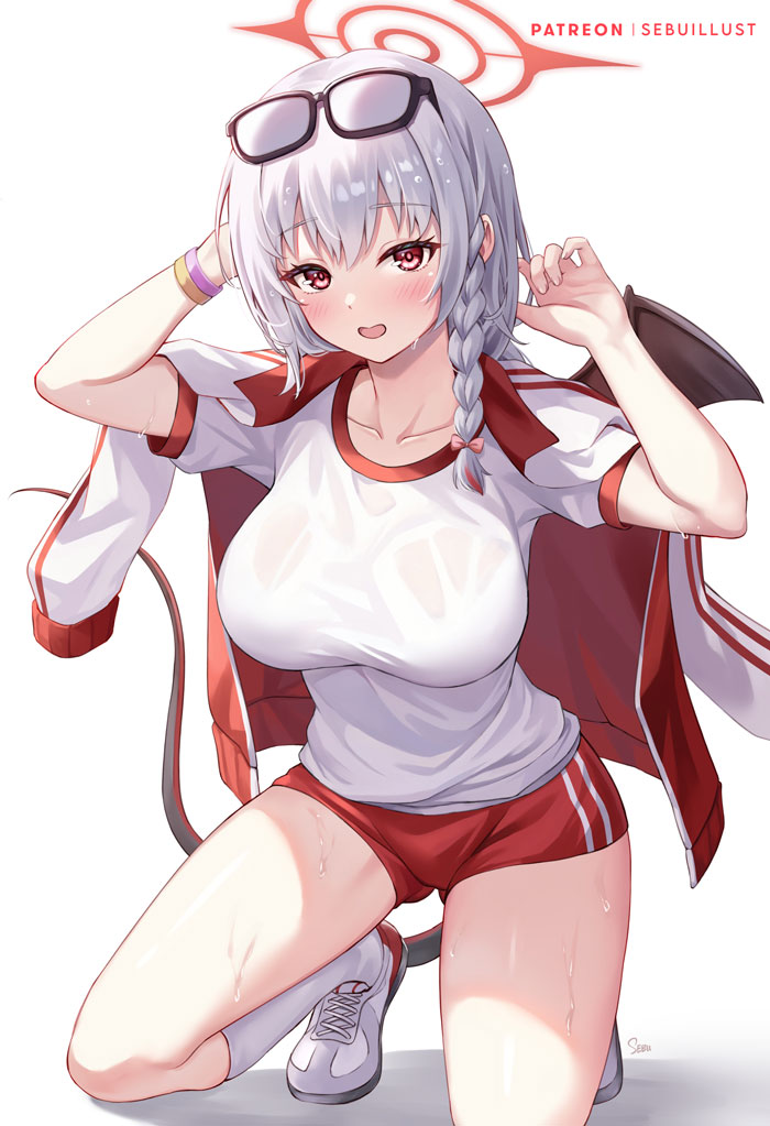 黑馆春娜（体操服）插画图片壁纸