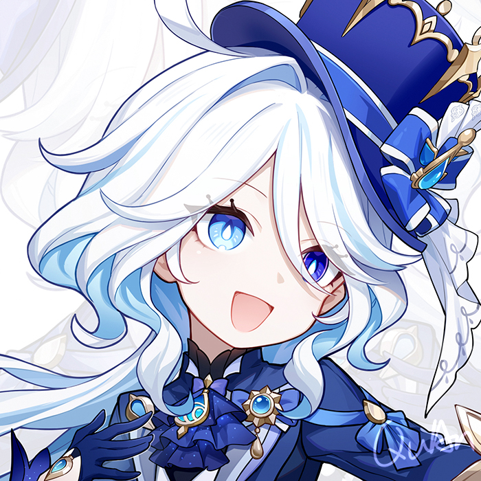 芙宁娜插画图片壁纸