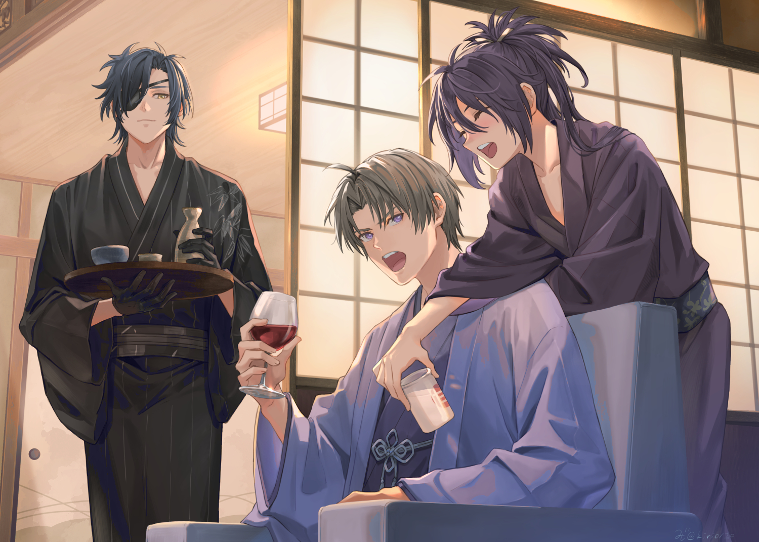 花丸映画EDで插画图片壁纸