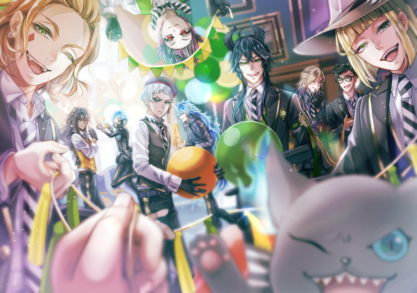 祝・ツイステ3周年！插画图片壁纸