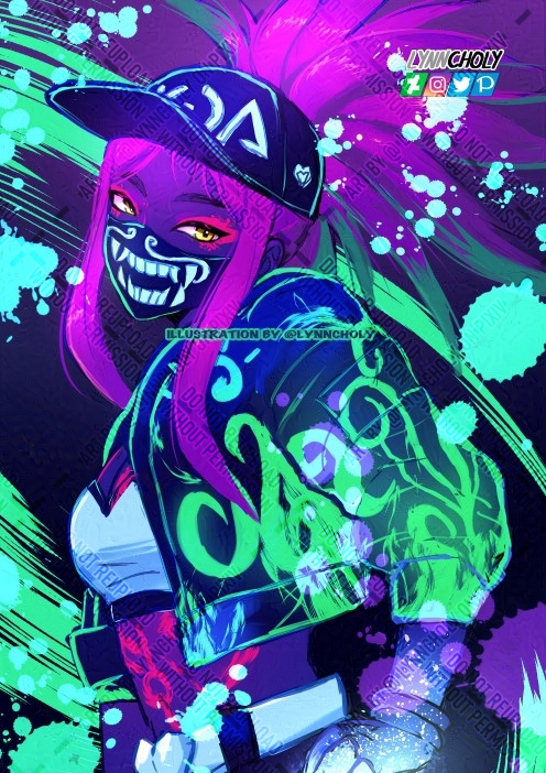 K/DA Akali-英雄联盟阿卡丽