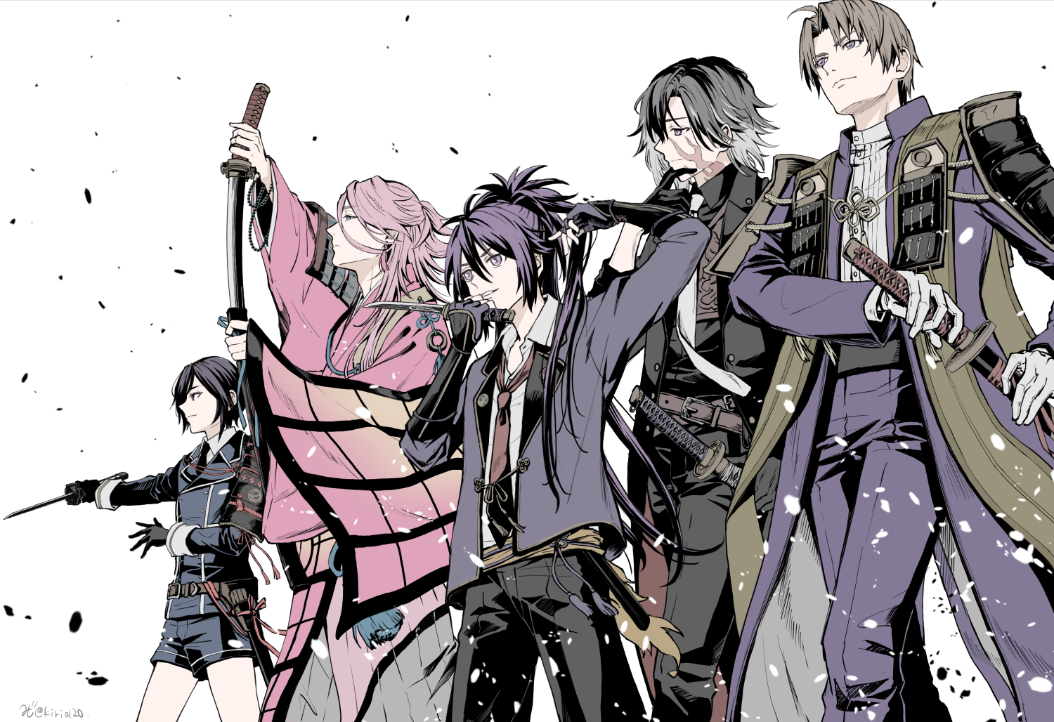 織田組插画图片壁纸