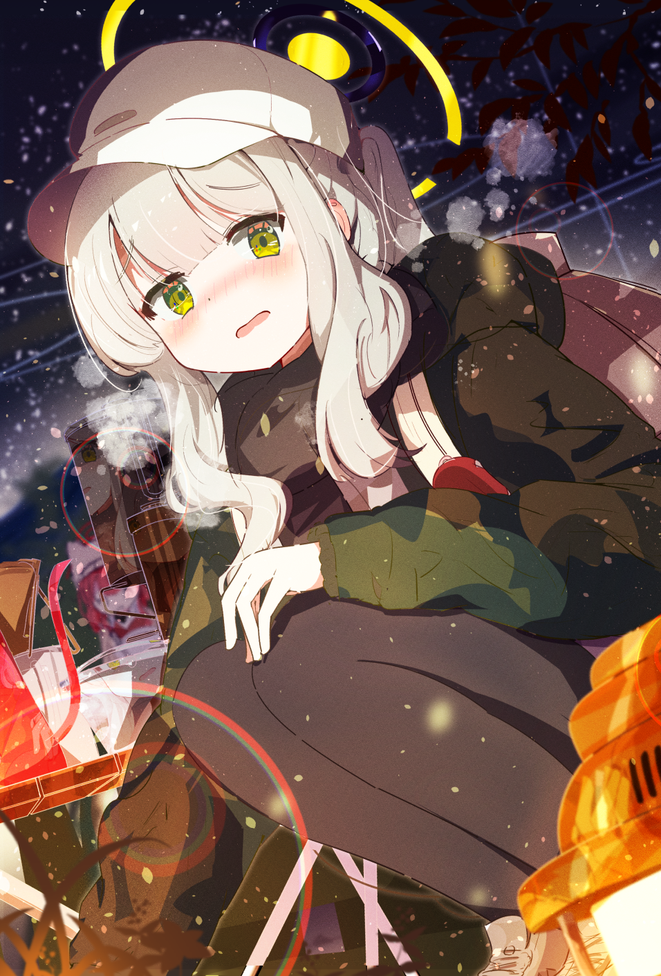 先生。。。不冷吗？插画图片壁纸