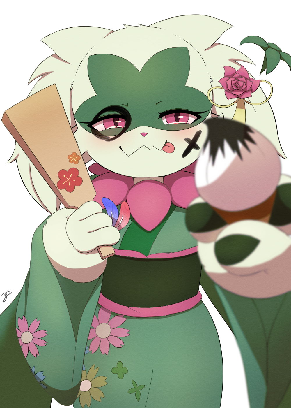 开始绘制-宝可梦マスカーニャ(ポケモン)