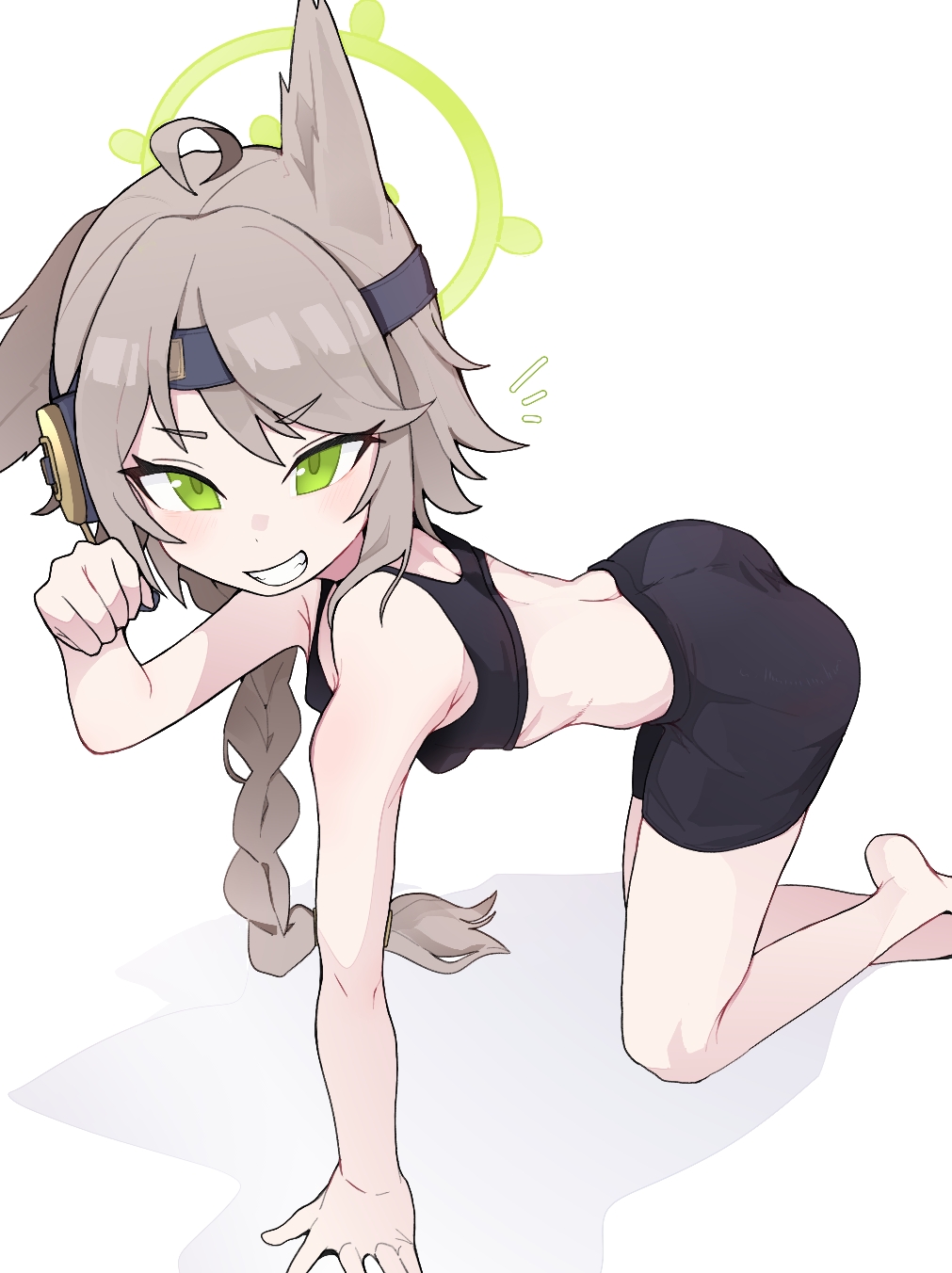 可爱的狙击手插画图片壁纸