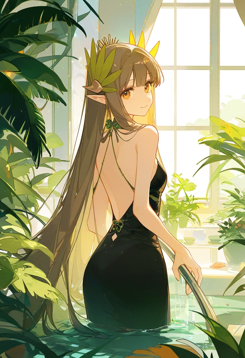 露背装头像同人高清图