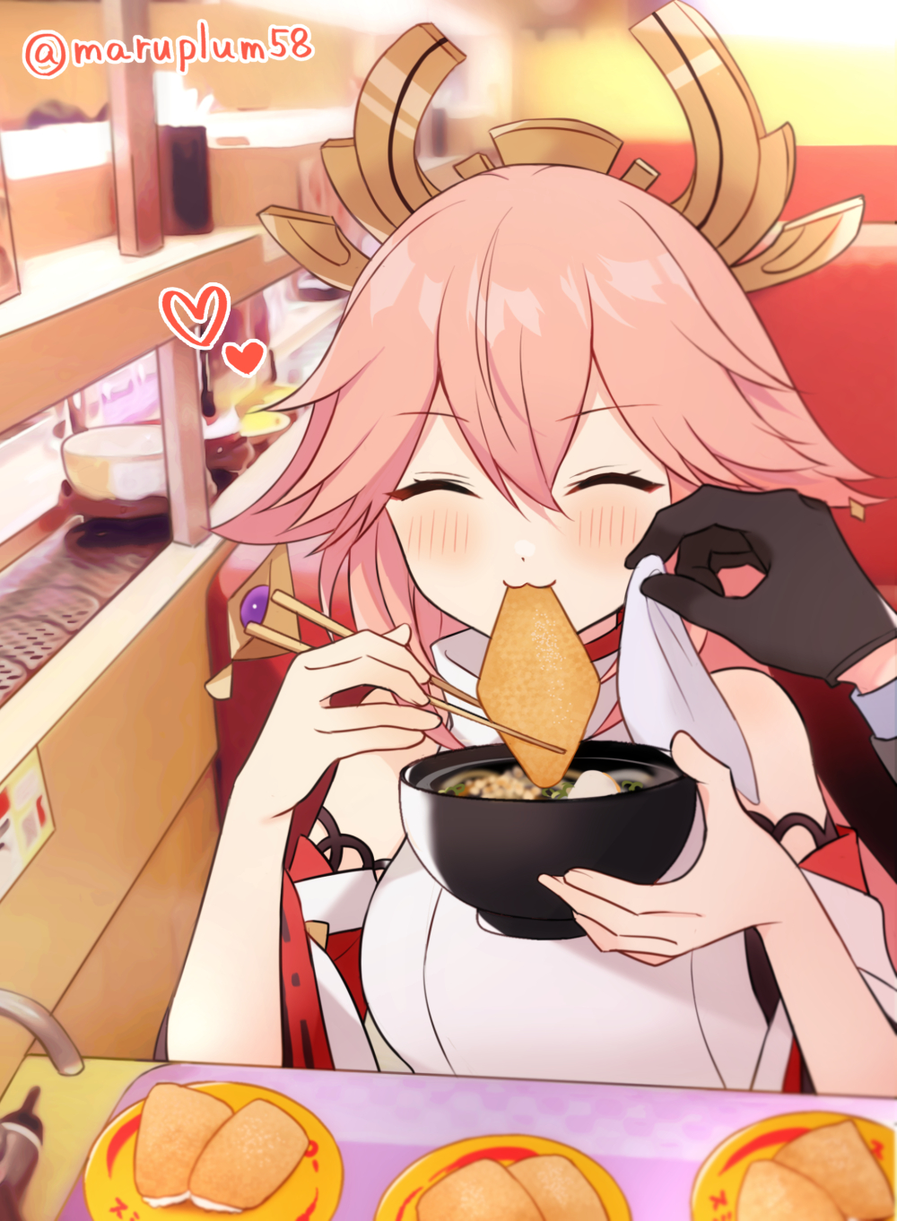 八重茶只吃乌冬面和乌冬面