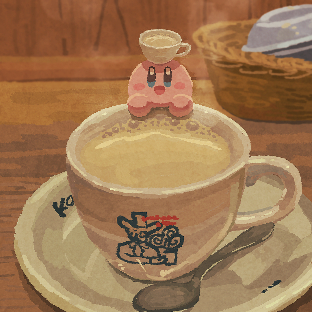 ほっと一息插画图片壁纸