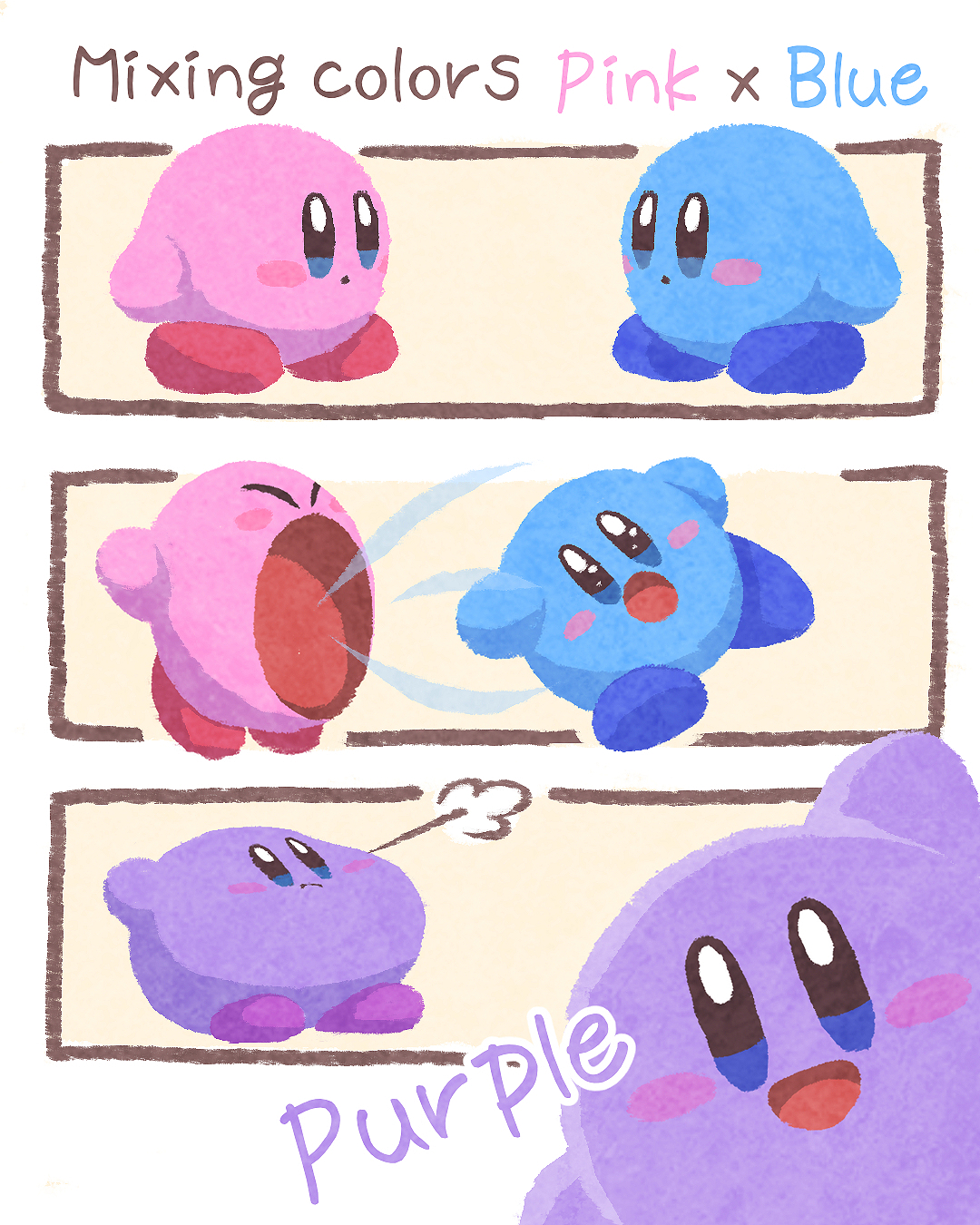 颜色混合卡比先生