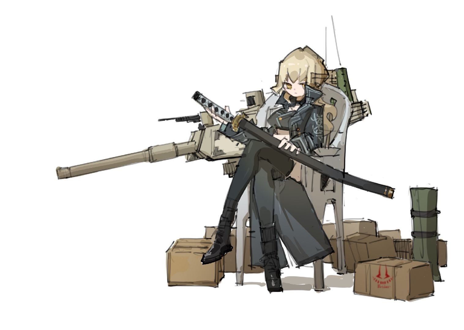m1a1 标题党插画图片壁纸
