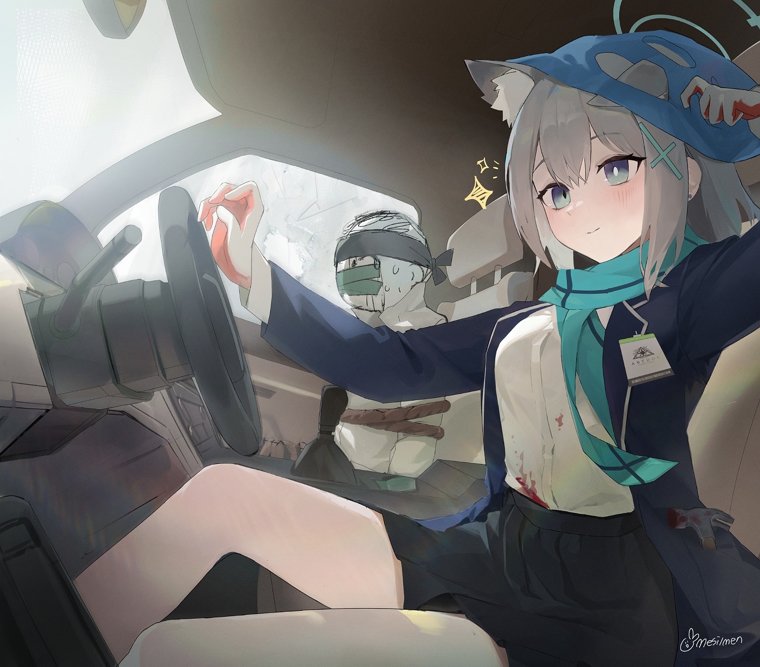 嗯…老师，绑架插画图片壁纸