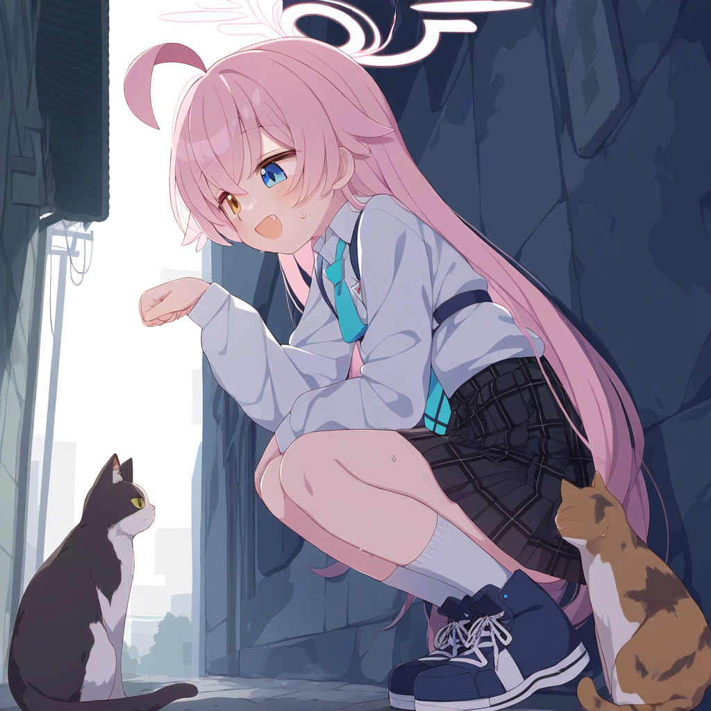 星野喵喵喵插画图片壁纸