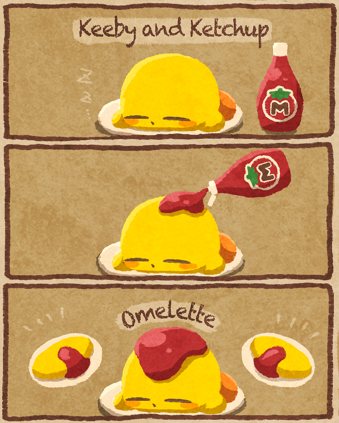 基比和番茄酱-星のカービィ星之卡比