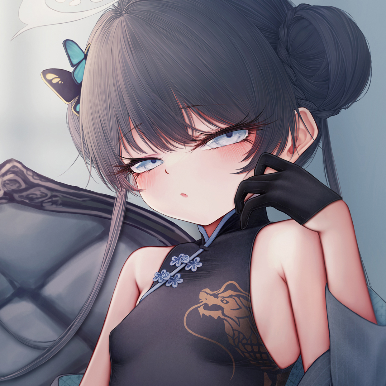 “还不给我按摩吗？因为……”插画图片壁纸