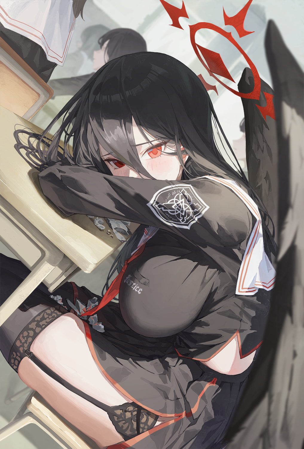 羽川荷叶-羽川莲实碧蓝档案