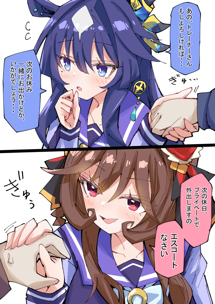 维尔西娜和詹蒂尔东娜的邀请方法插画图片壁纸
