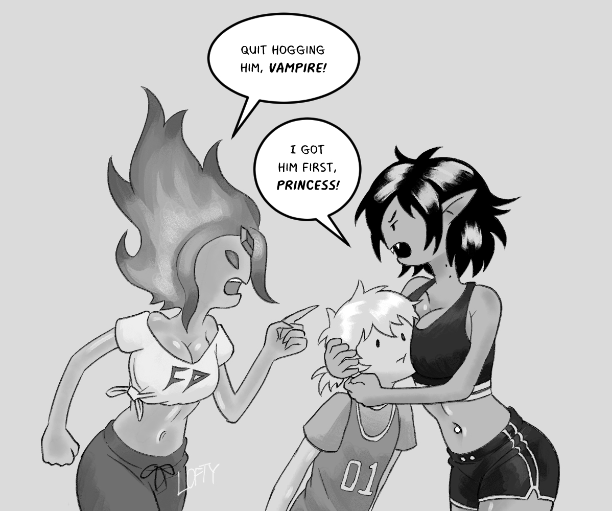 Flame Princess x Finn x Marcelin