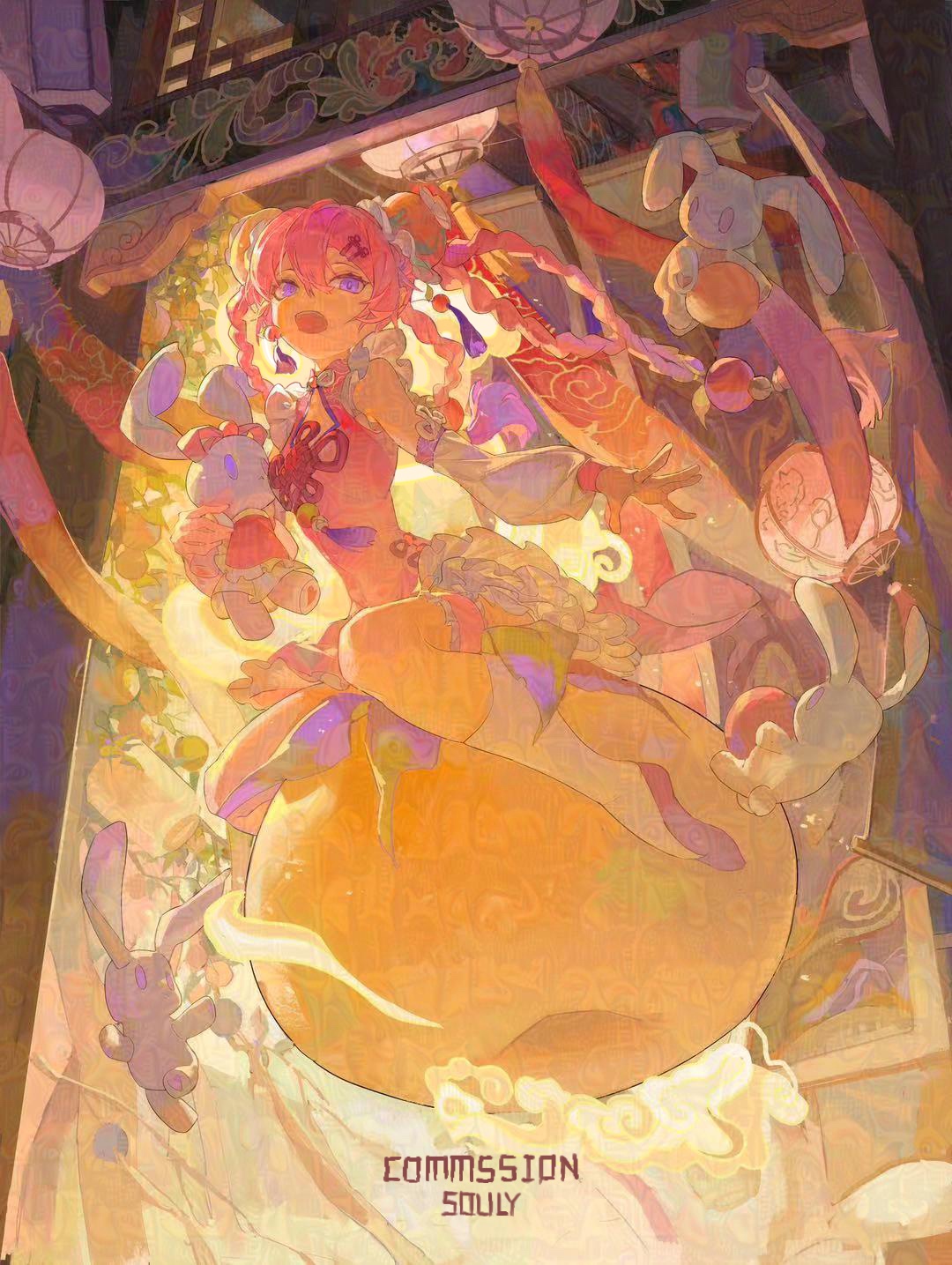 commission-orange插画图片壁纸