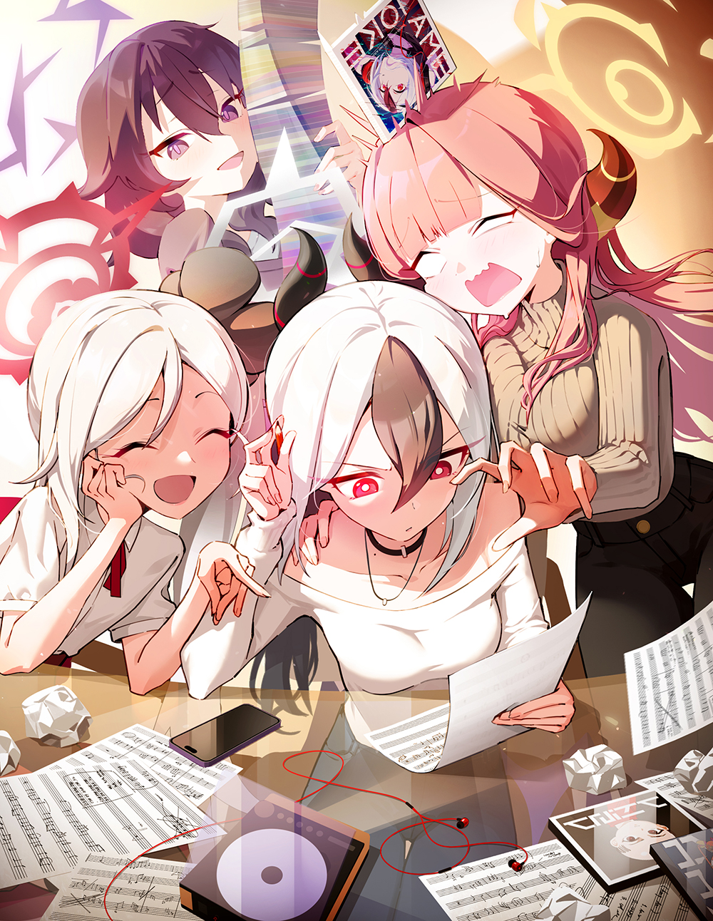 来创作歌曲吧插画图片壁纸