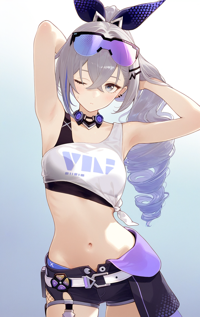 銀狼插画图片壁纸