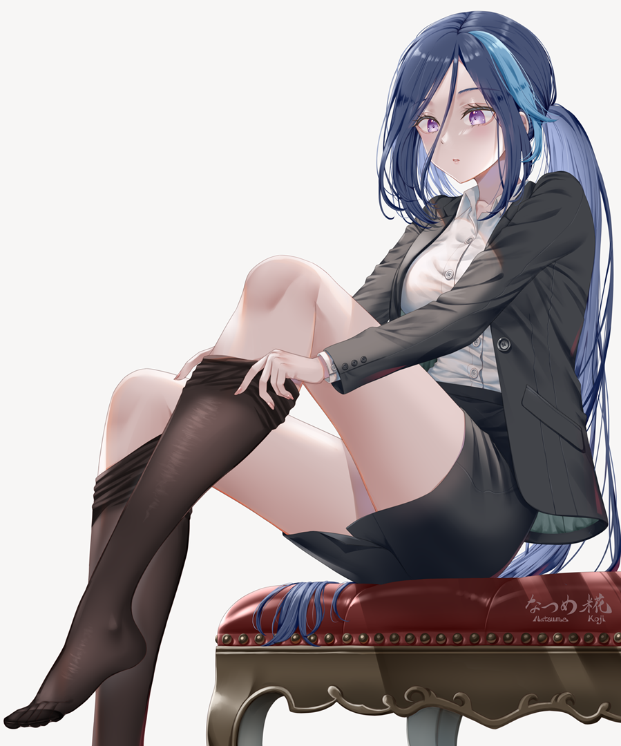 穿着紧身裤的西装的克洛林德/原神插画图片壁纸
