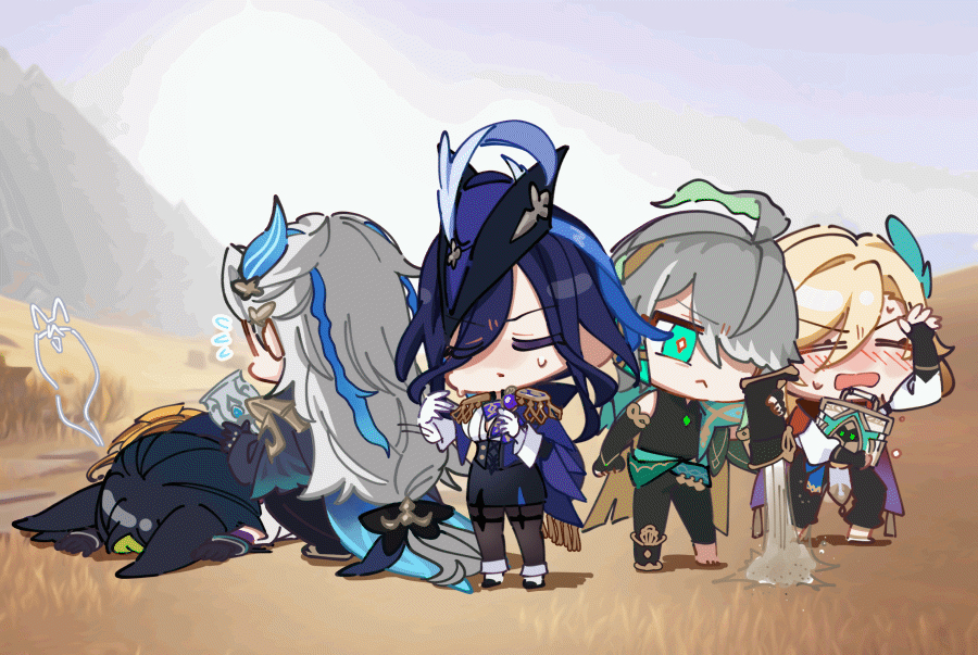 砂漠は苦手…插画图片壁纸