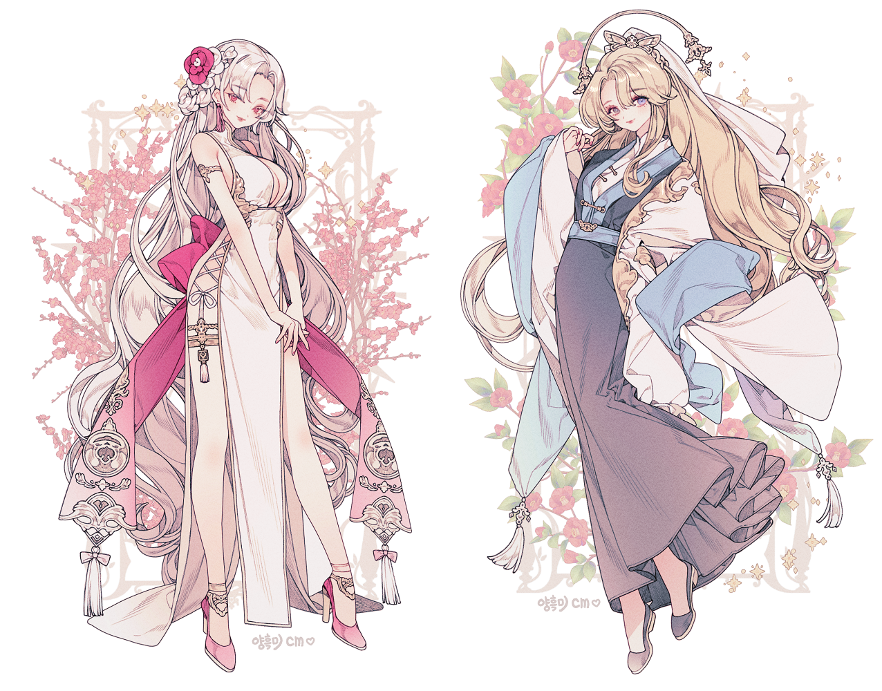 cm-drawing少女