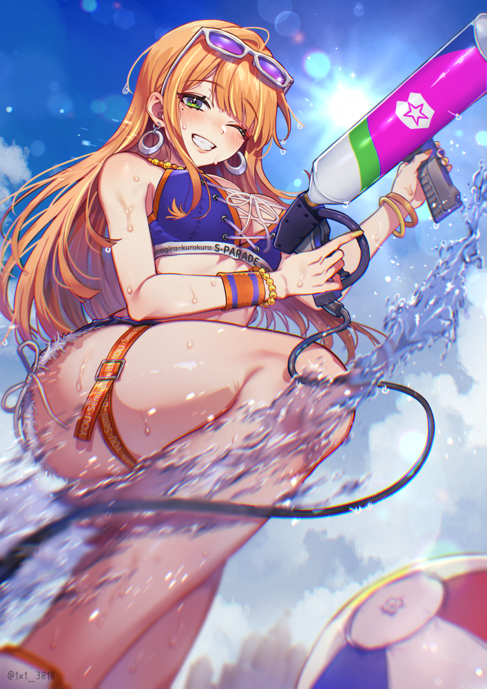 “来个痛快的夏天吧！”插画图片壁纸