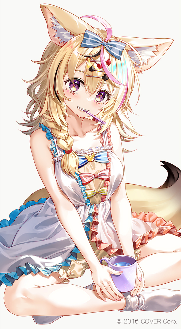 尾丸波尔卡插画图片壁纸