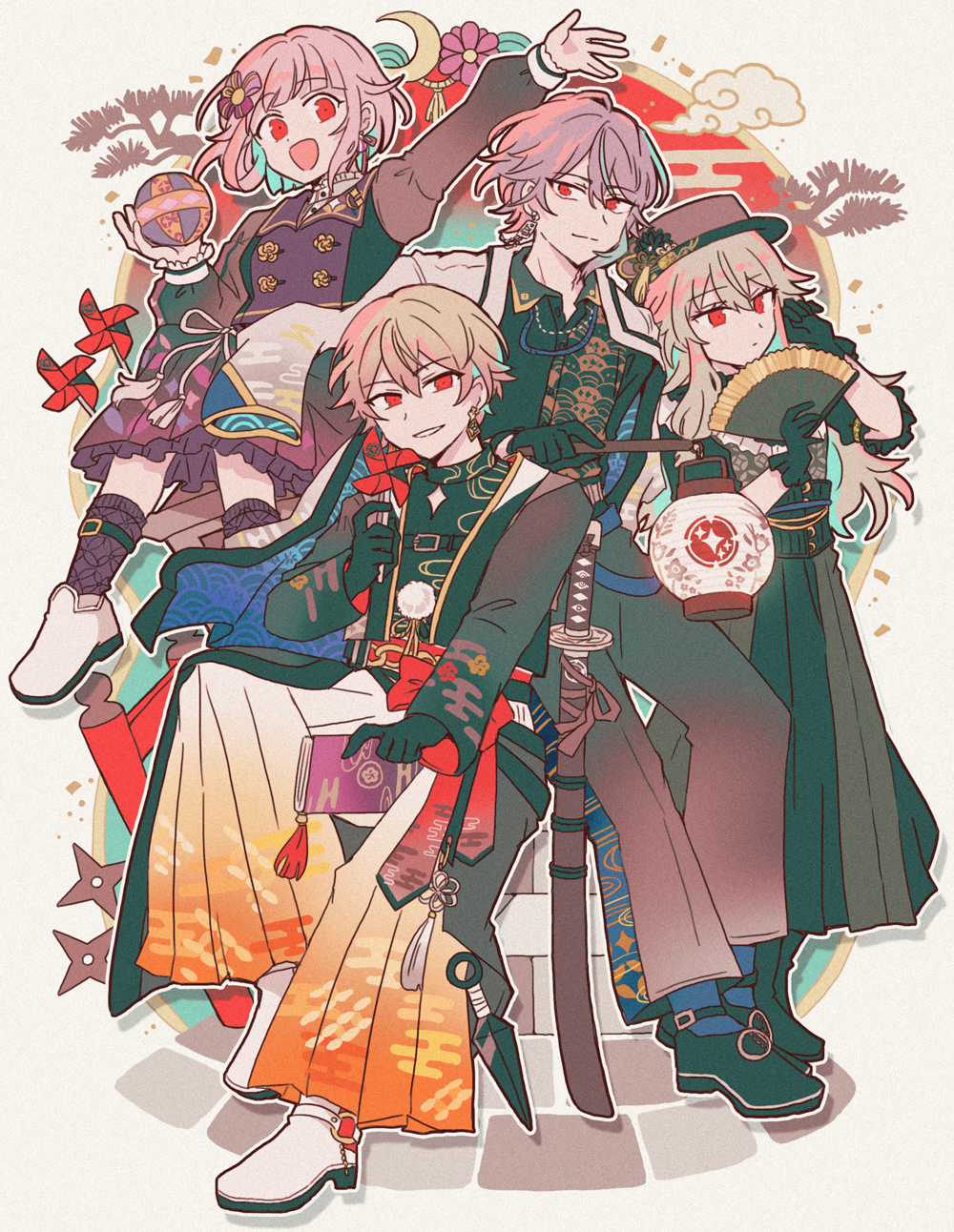 捕物簿插画图片壁纸