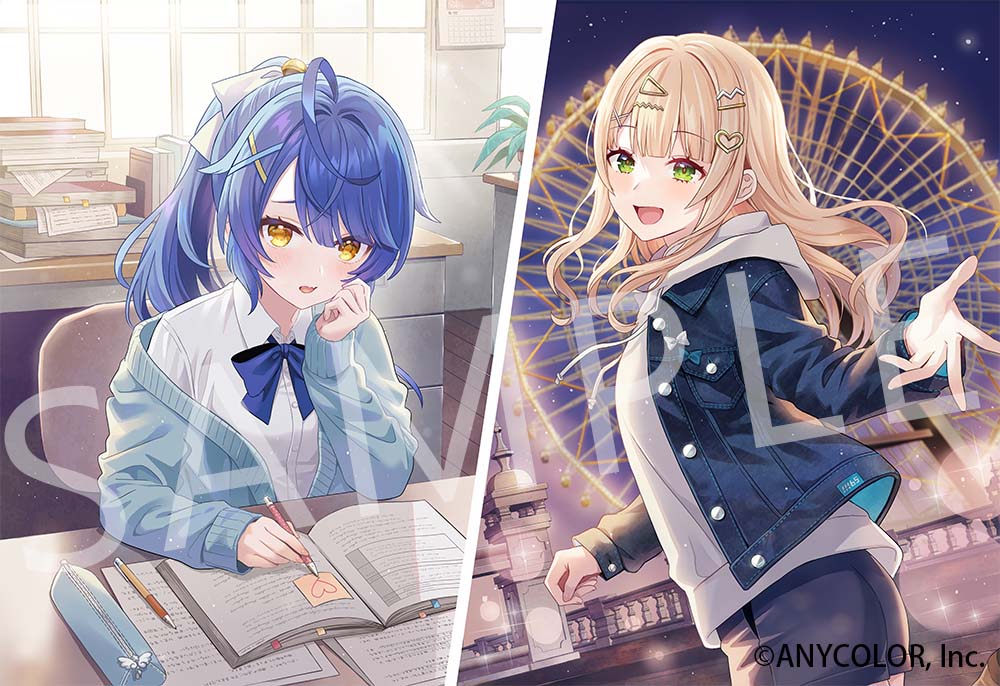 〈仕事イラスト〉「お忍びボイス」天宮こころ、鏑木ろこ头像同人高清图