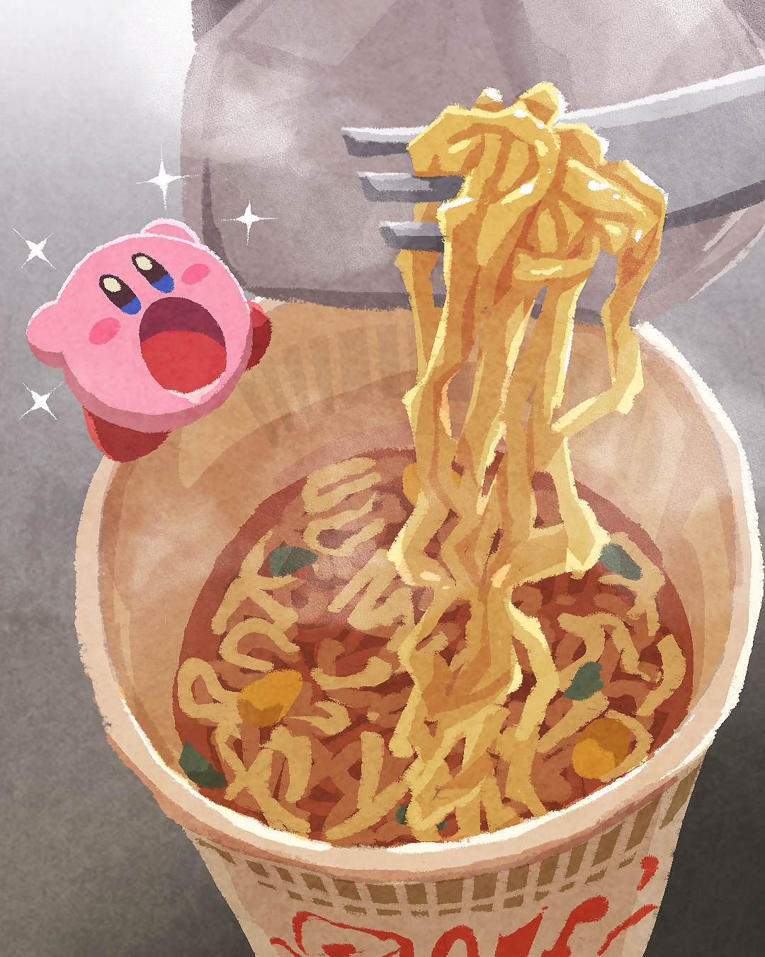 杯面插画图片壁纸