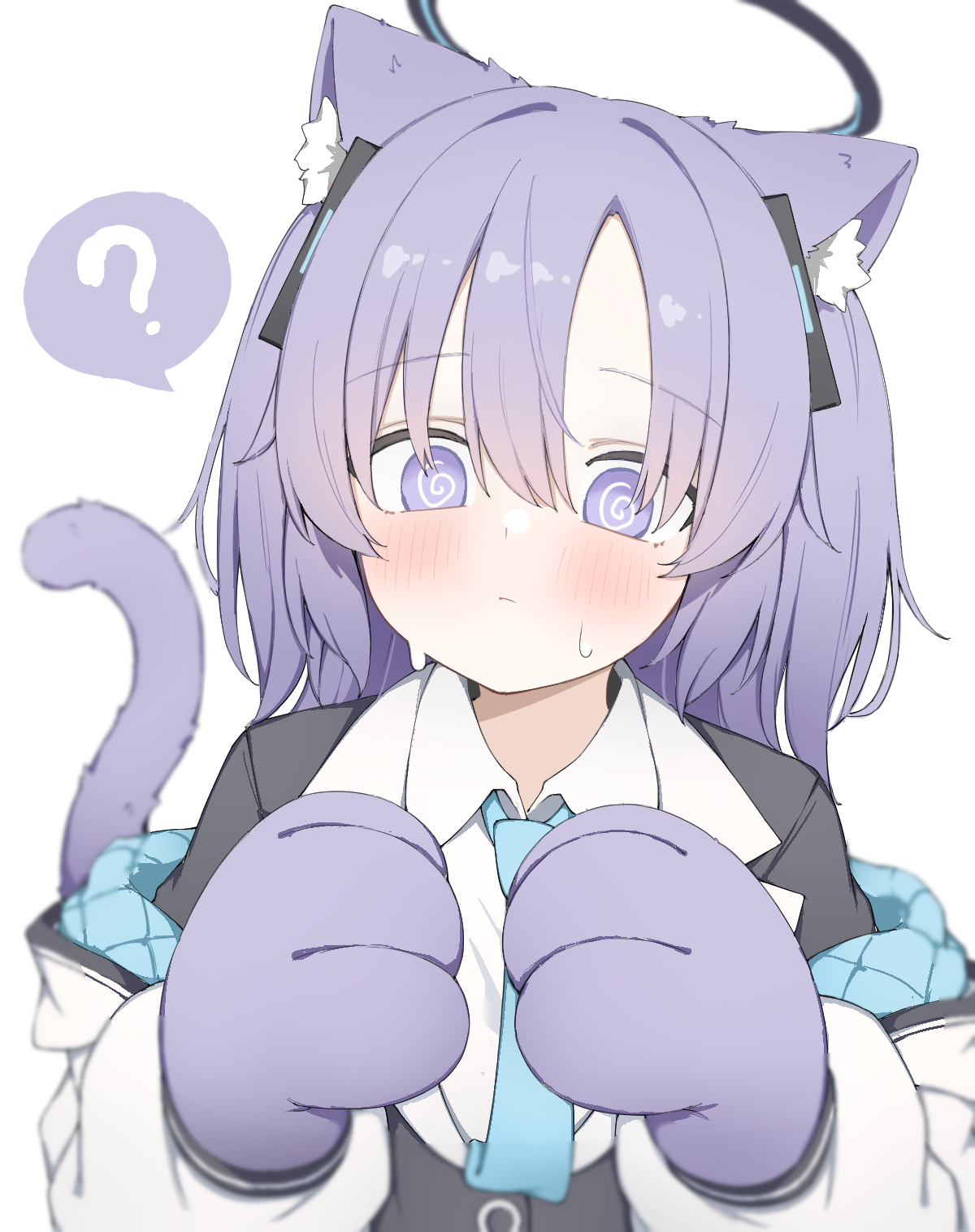 猫尤卡插画图片壁纸