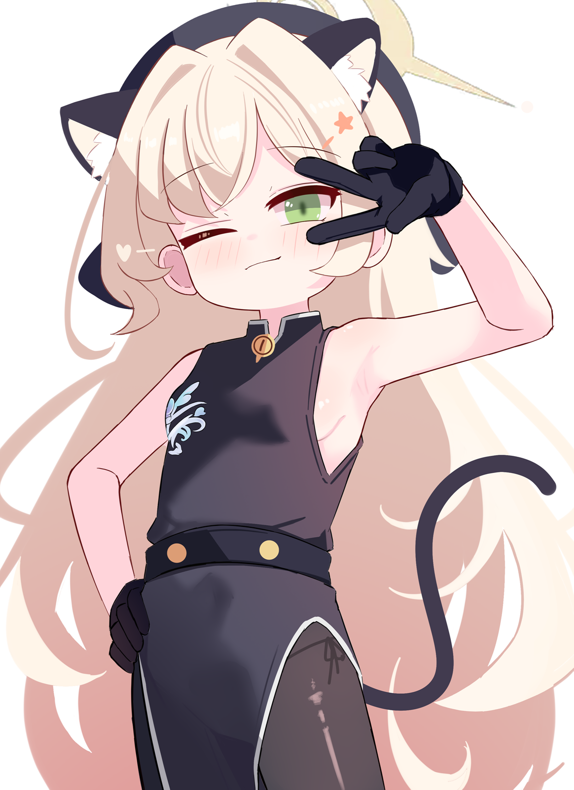 猫耳 教授插画图片壁纸
