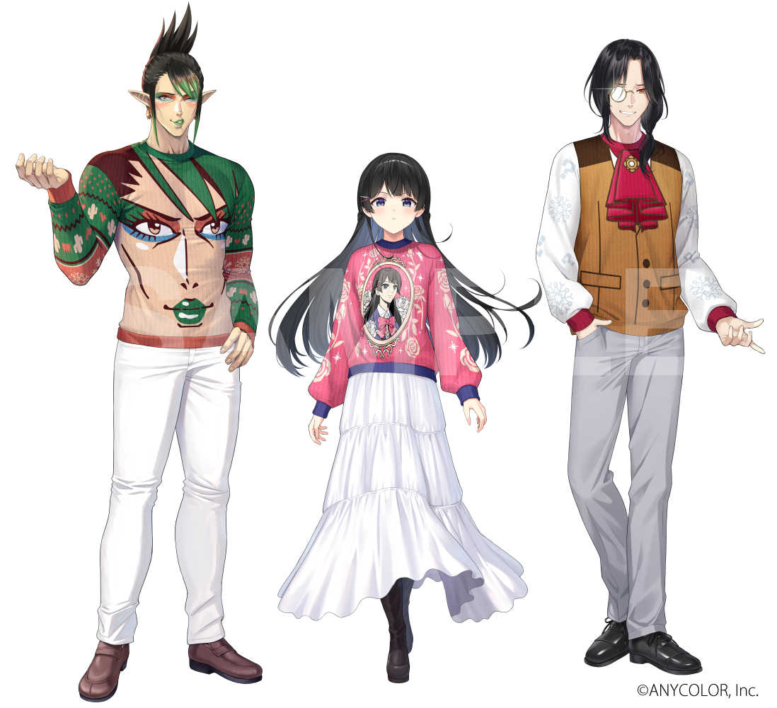 にじさんじ Christmas Wear～KD Sweater插画图片壁纸