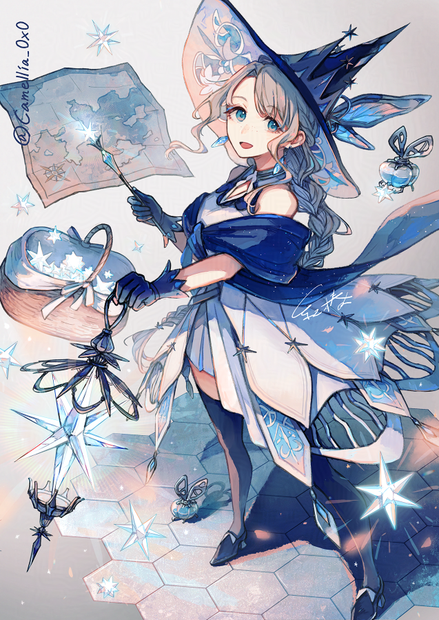 星祭的向导插画图片壁纸