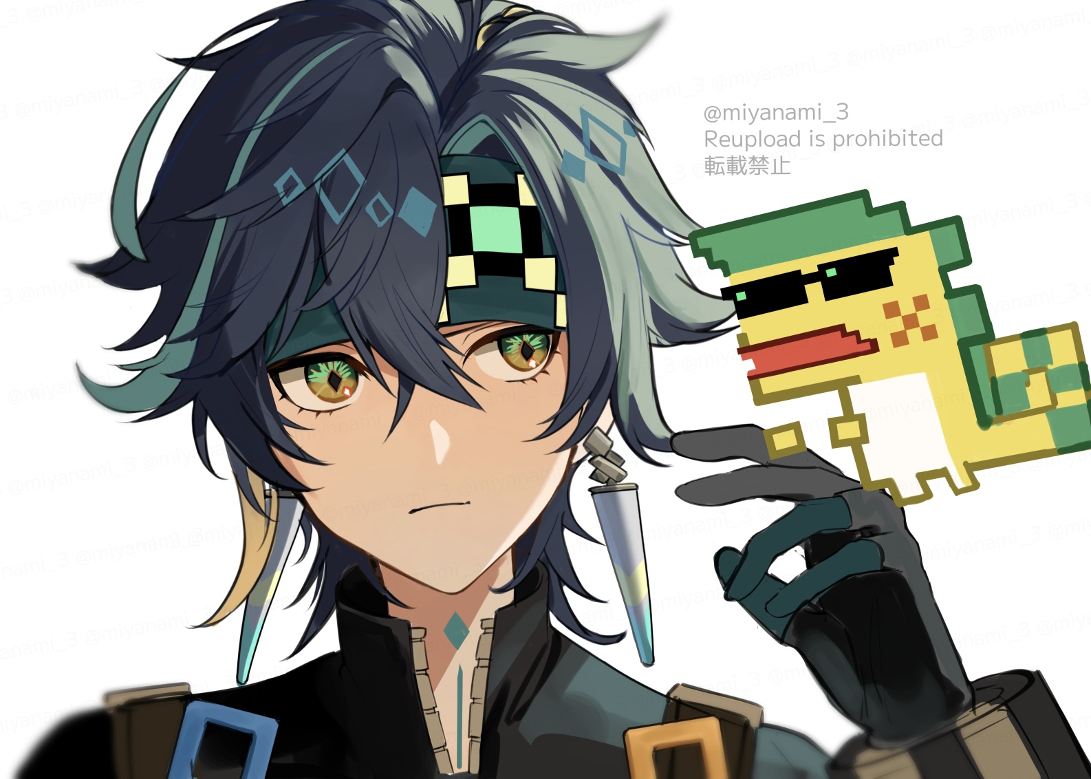 基尼奇&阿豪插画图片壁纸