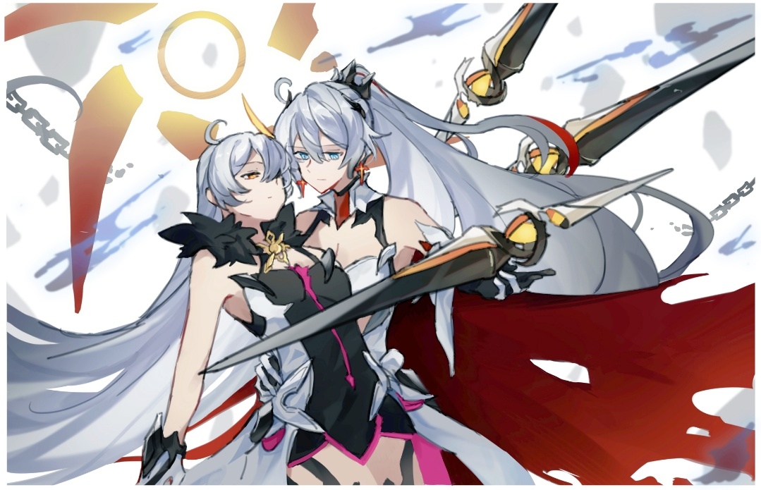 薪炎和女王头像同人高清图